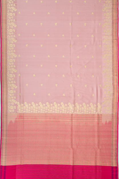 Banarasi Silk Butta Light Pink Saree