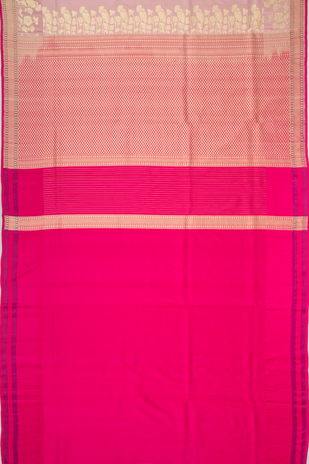 Banarasi Silk Butta Light Pink Saree