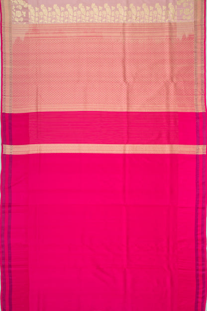 Banarasi Silk Butta Light Pink Saree