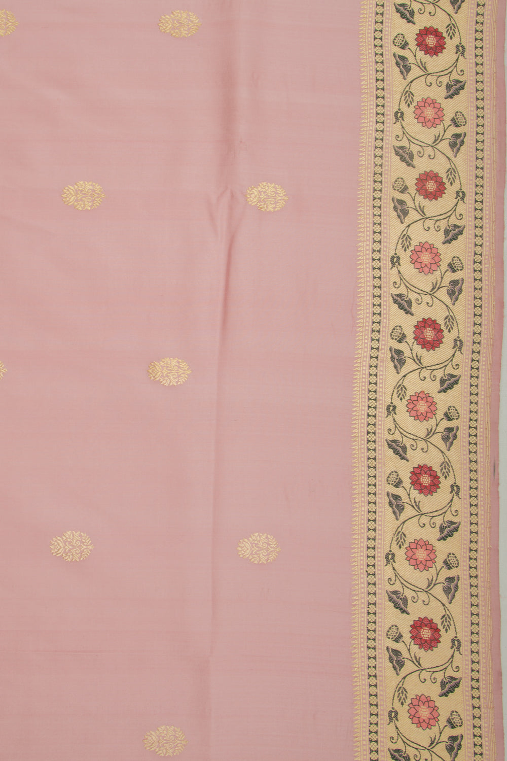 Banarasi Silk Butta Lilac Saree