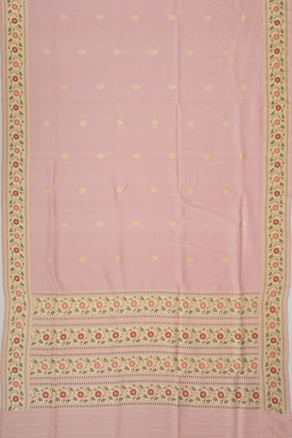 Banarasi Silk Butta Lilac Saree