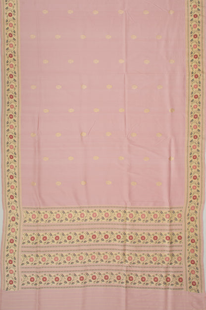 Banarasi Silk Butta Lilac Saree