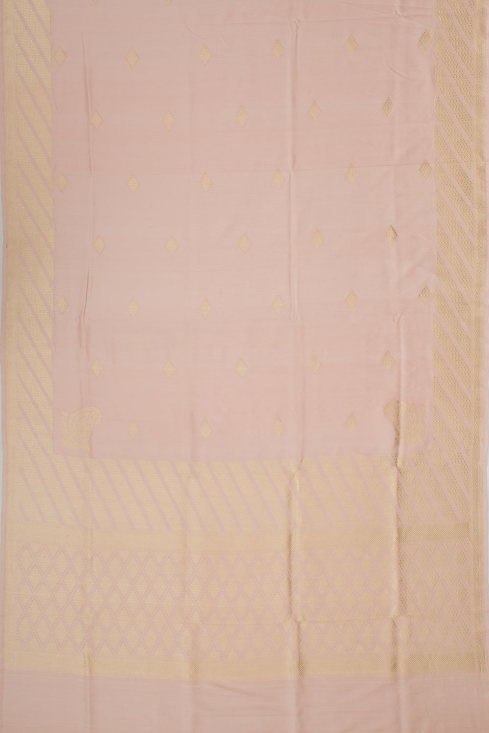 Banarasi Silk Butta Light Pink Saree