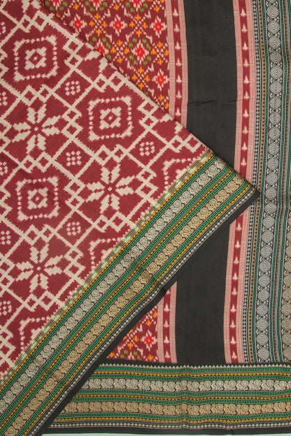 Soft Dupion Silk Printed Maroon Saree
