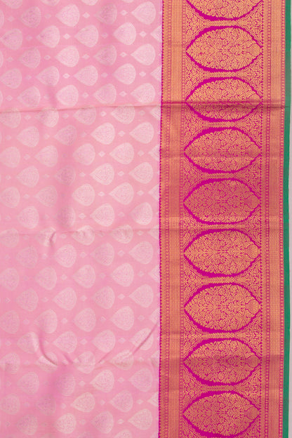 Kanchipuram Silk Butta Baby Pink Saree
