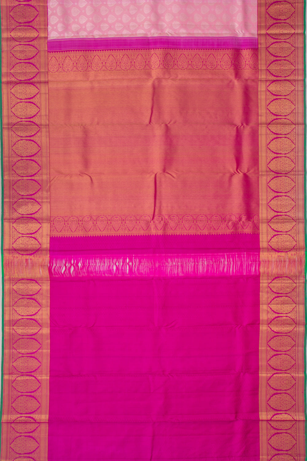 Kanchipuram Silk Butta Baby Pink Saree