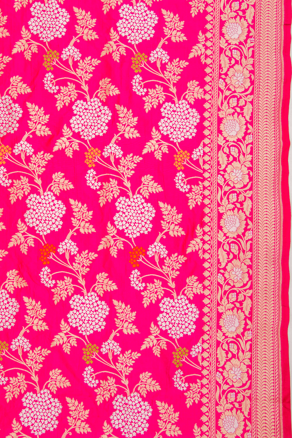 Banarasi Silk Brocade Pink Saree