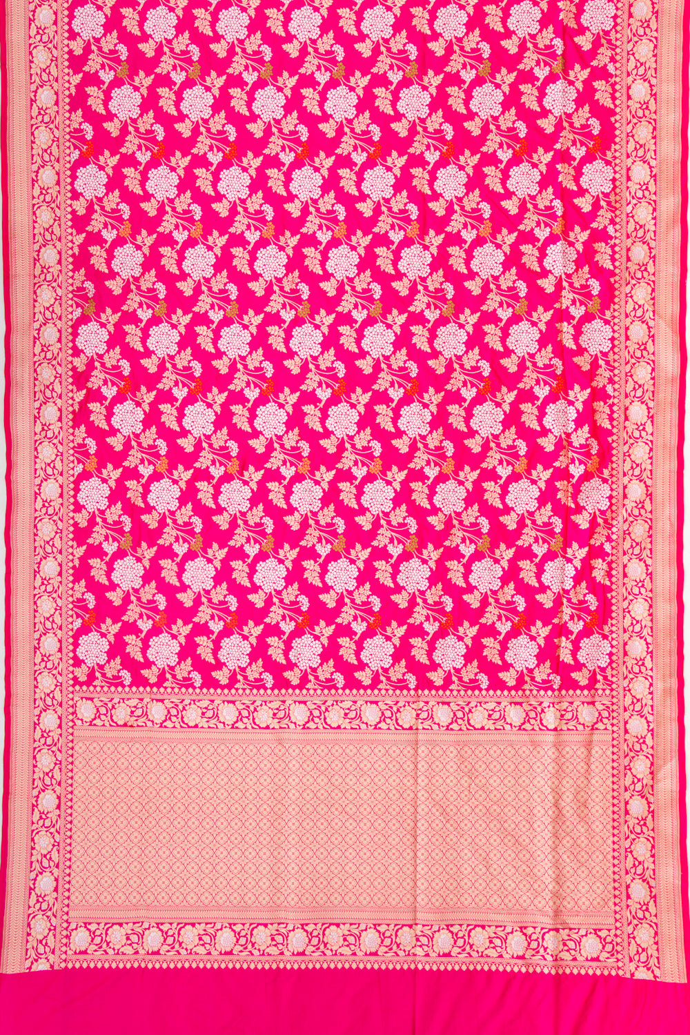 Banarasi Silk Brocade Pink Saree