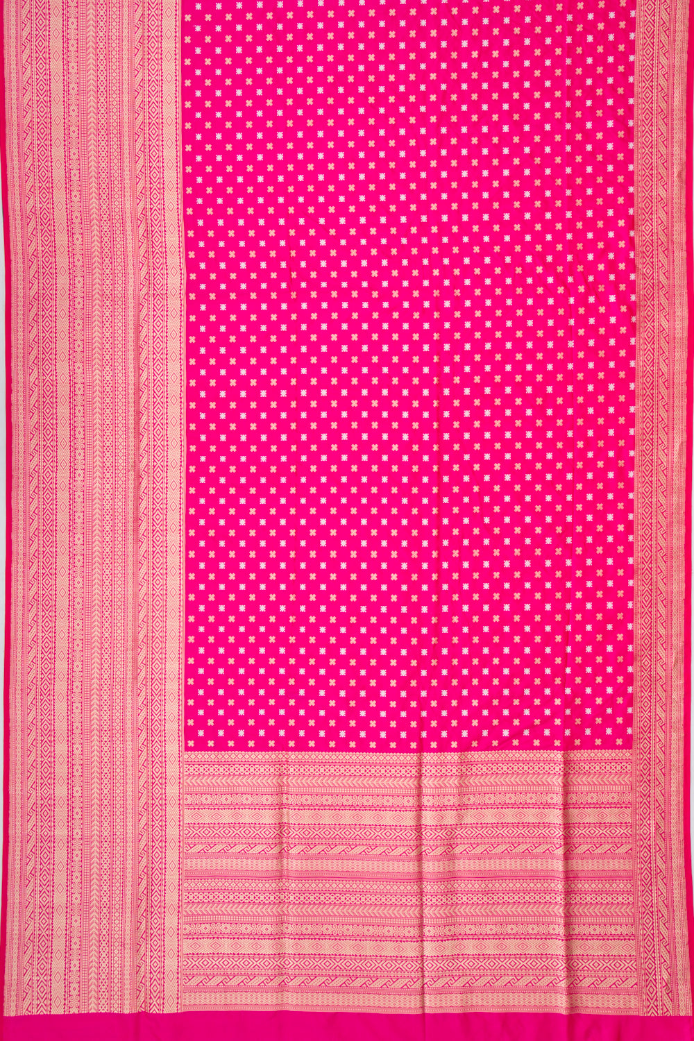 Banarasi Silk Brocade Pink Saree