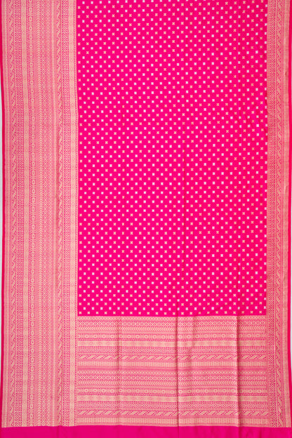 Banarasi Silk Brocade Pink Saree