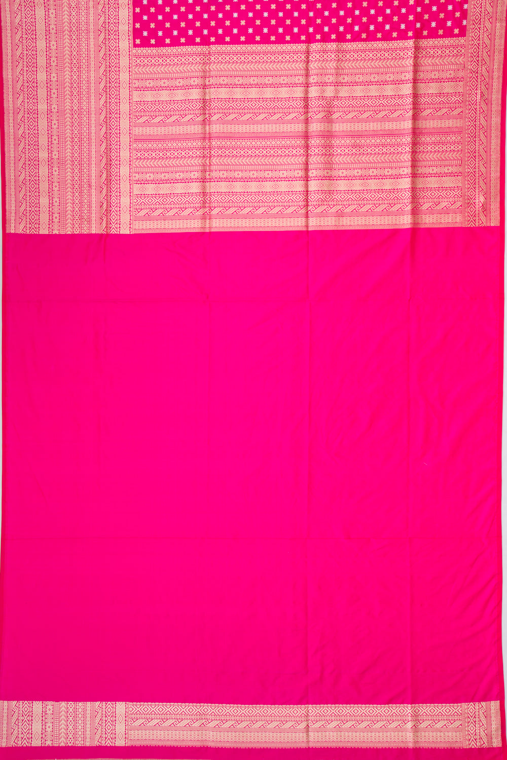 Banarasi Silk Brocade Pink Saree