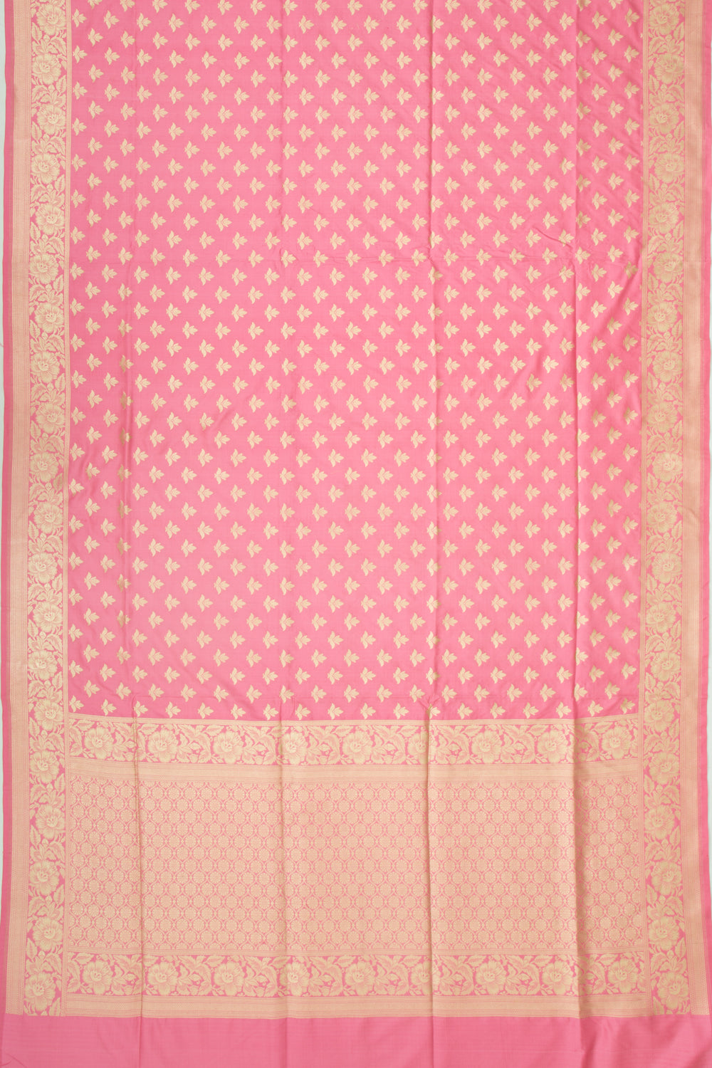 Banarasi Silk Butta Pink Saree
