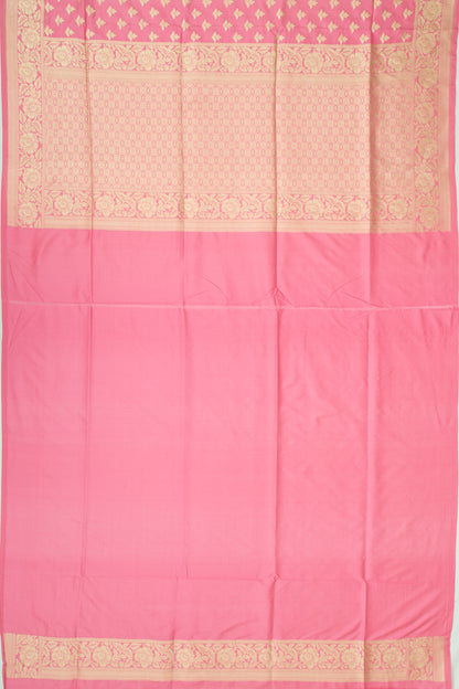 Banarasi Silk Butta Pink Saree