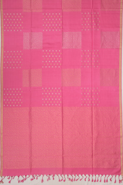 Coimbatore Soft Silk Brocade Pastel Pink Saree