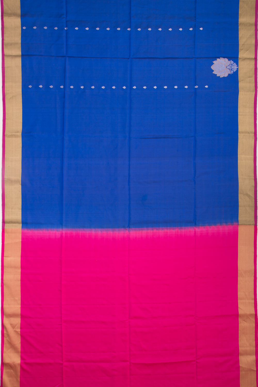 Coimbatore Soft Silk Butta Dark Blue Saree