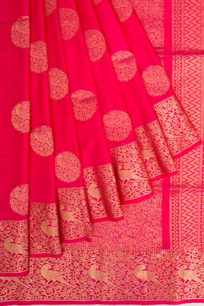 Coimbatore Soft Silk Butta Pink Saree