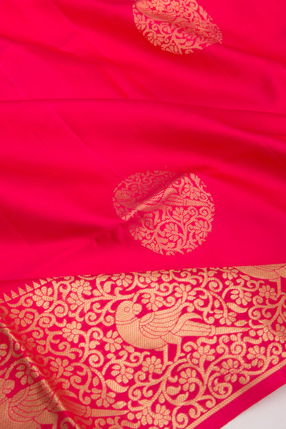 Coimbatore Soft Silk Butta Pink Saree