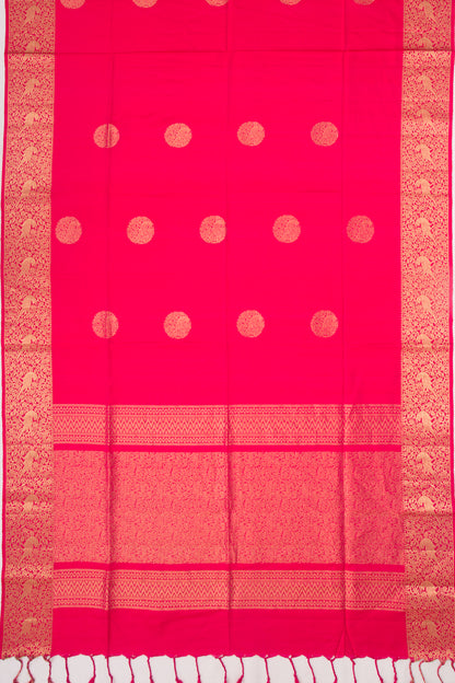 Coimbatore Soft Silk Butta Pink Saree