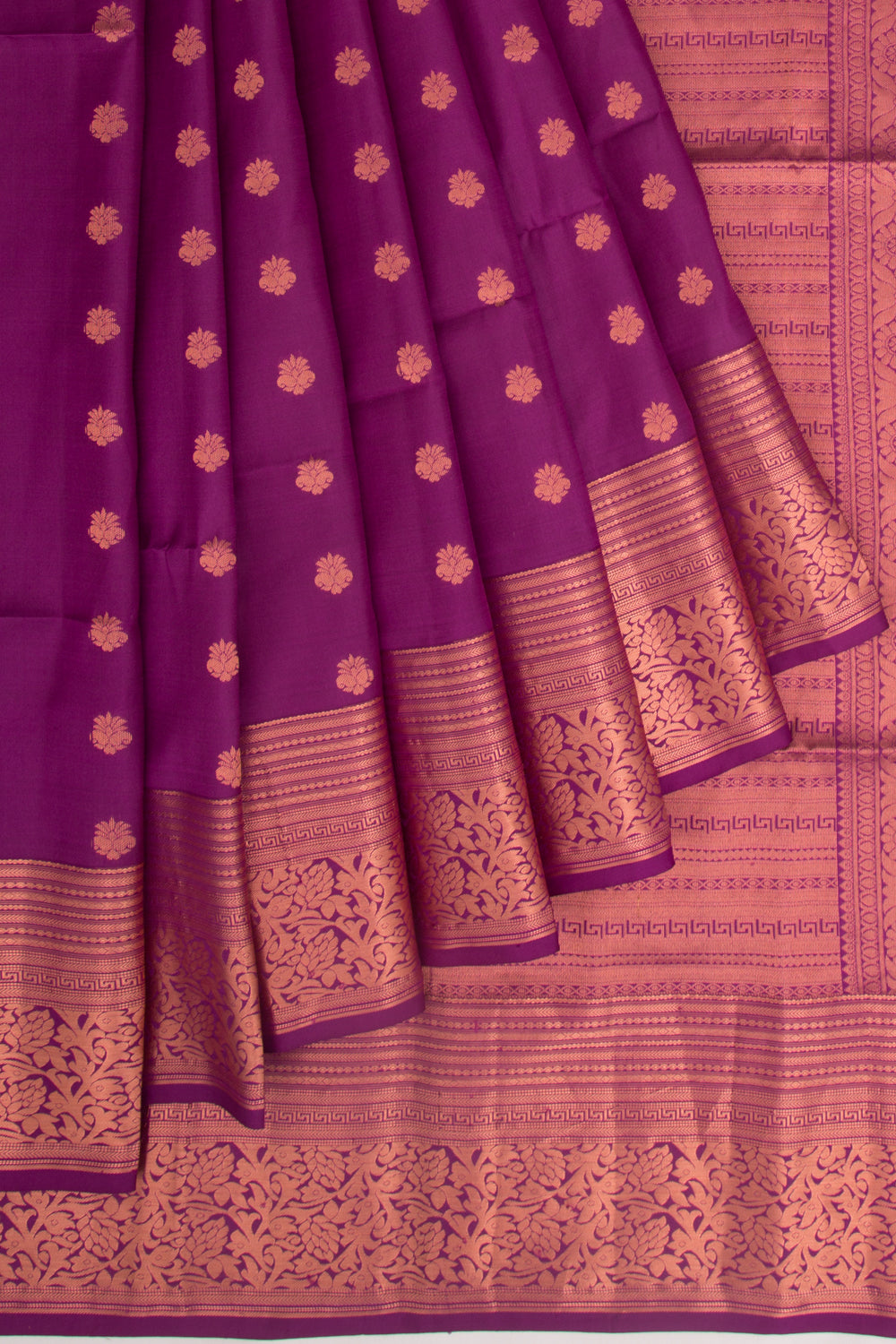 Coimbatore Soft Silk Butta Purple Saree
