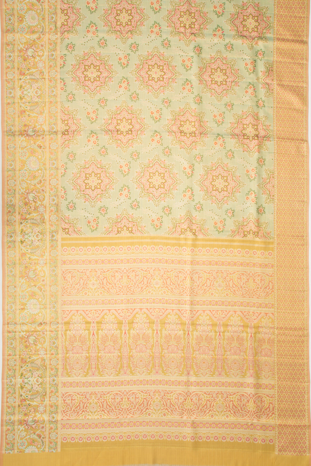 Kanchipuram Silk Tissue Brocade Blue Saree
