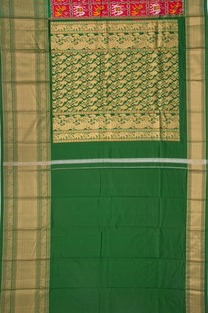 Kanchipuram Silk Ikat Maroon Saree