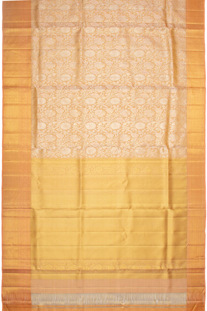 Kanchipuram Silk Tissue Gold Saree