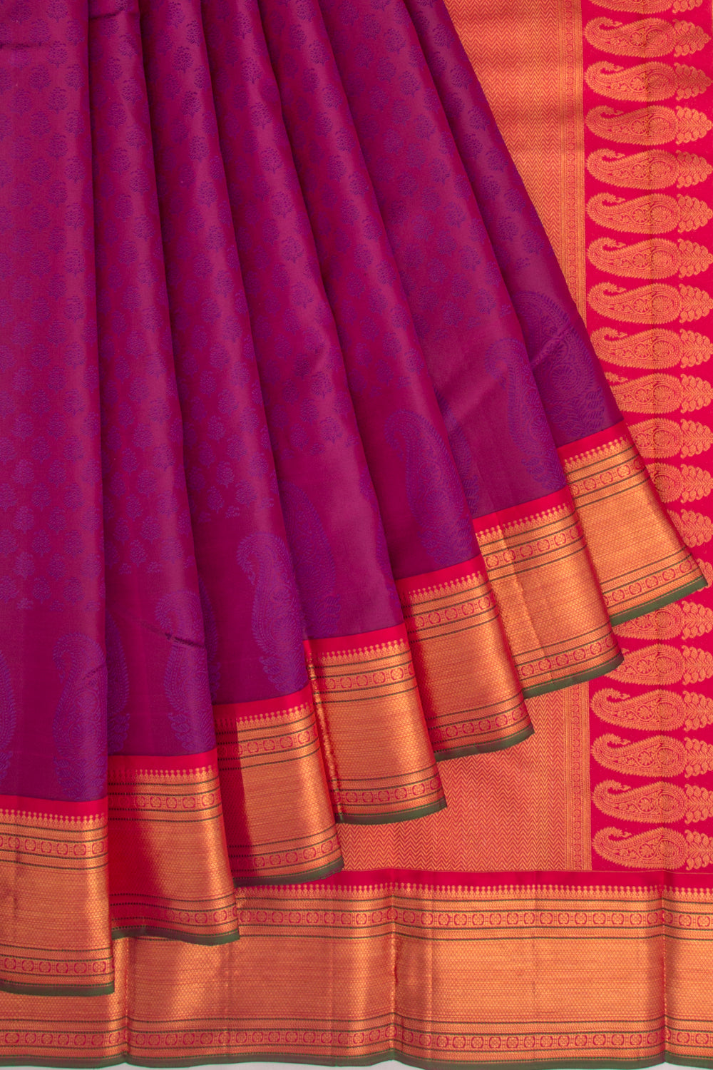 Taranga Kanchi Silk Jacquard Purple Saree