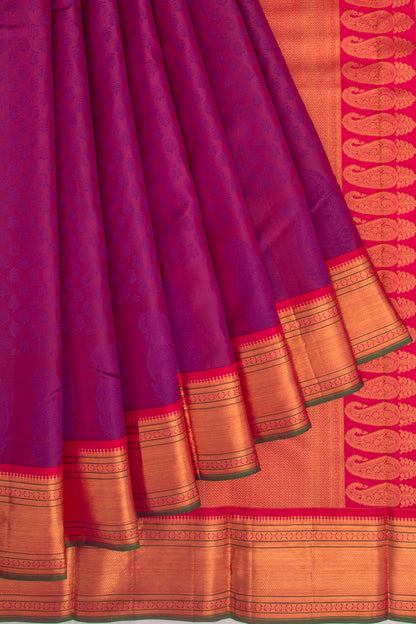 Taranga Kanchi Silk Jacquard Purple Saree