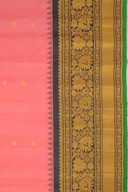 Gadwal Silk Butta Pink Saree