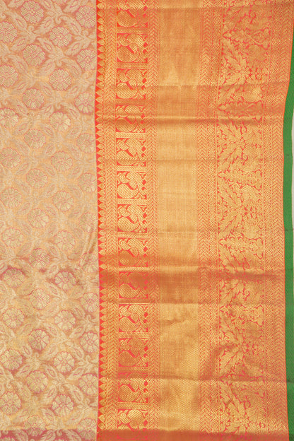 Taranga Kanchi Silk Tissue Brocade Pink Saree