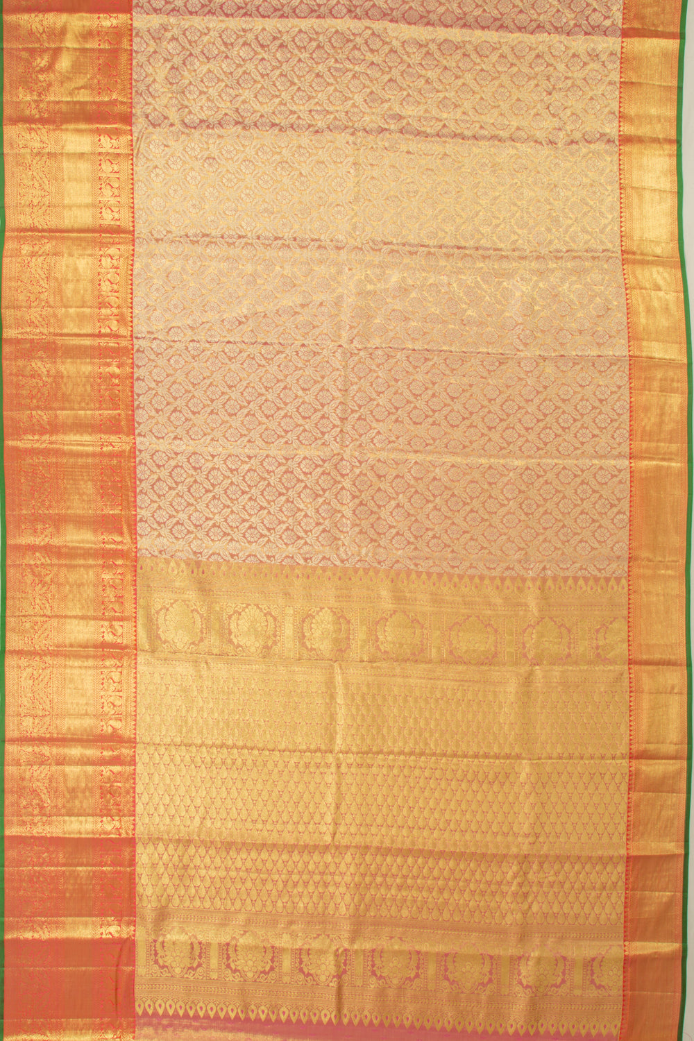 Taranga Kanchi Silk Tissue Brocade Pink Saree
