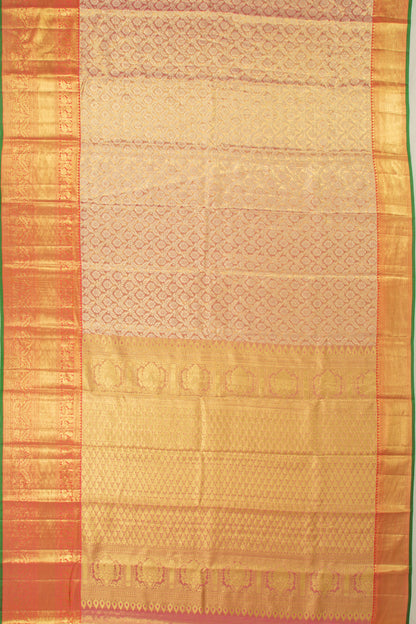 Taranga Kanchi Silk Tissue Brocade Pink Saree