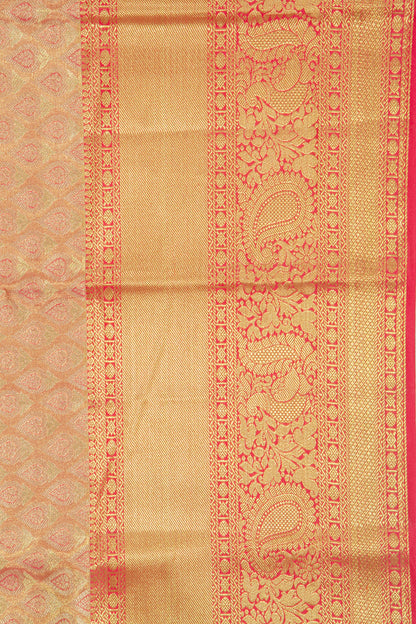 Taranga Kanchi Silk Tissue Brocade Pink Saree