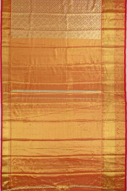 Taranga Kanchi Silk Tissue Brocade Gold Saree