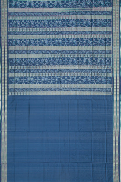 Sambalpuri Silk Ikat Blue Saree