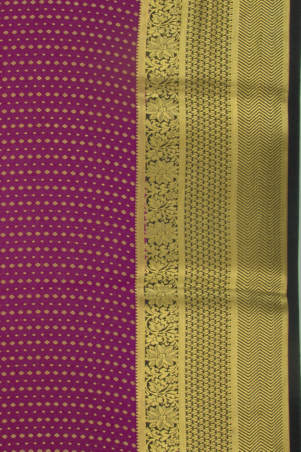 Binny Silk Brocade Purple Saree