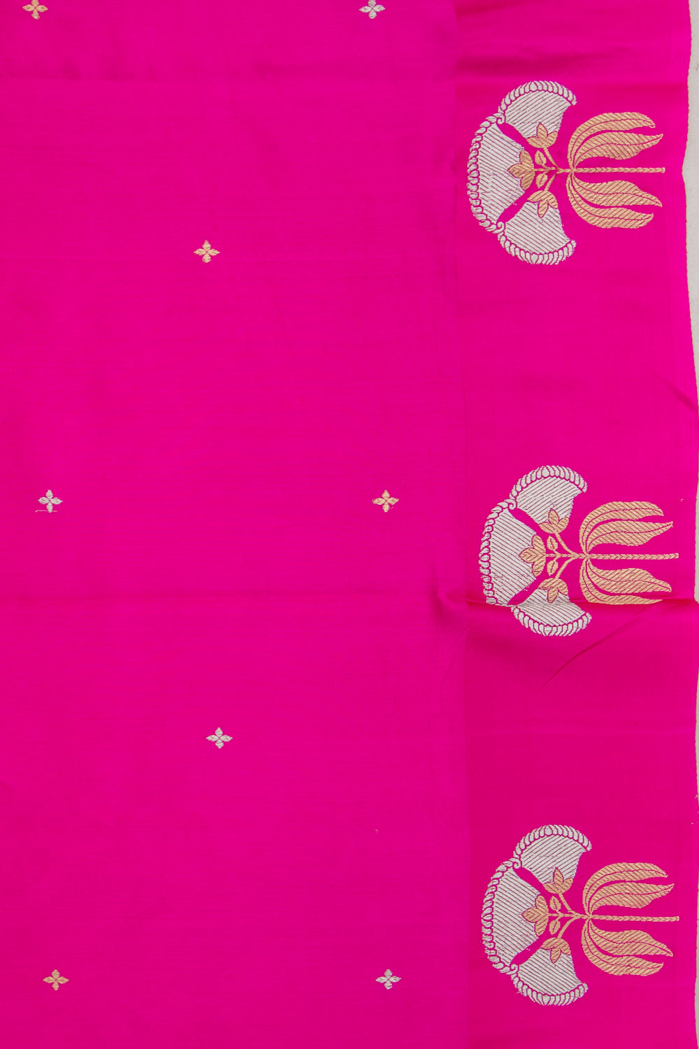 Banarasi Katan Silk Butta Pink Saree