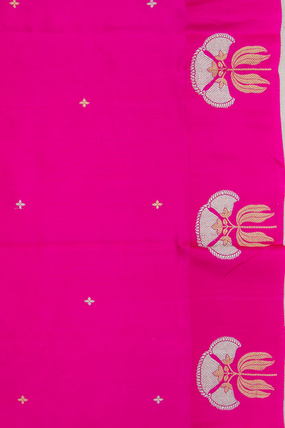 Banarasi Katan Silk Butta Pink Saree