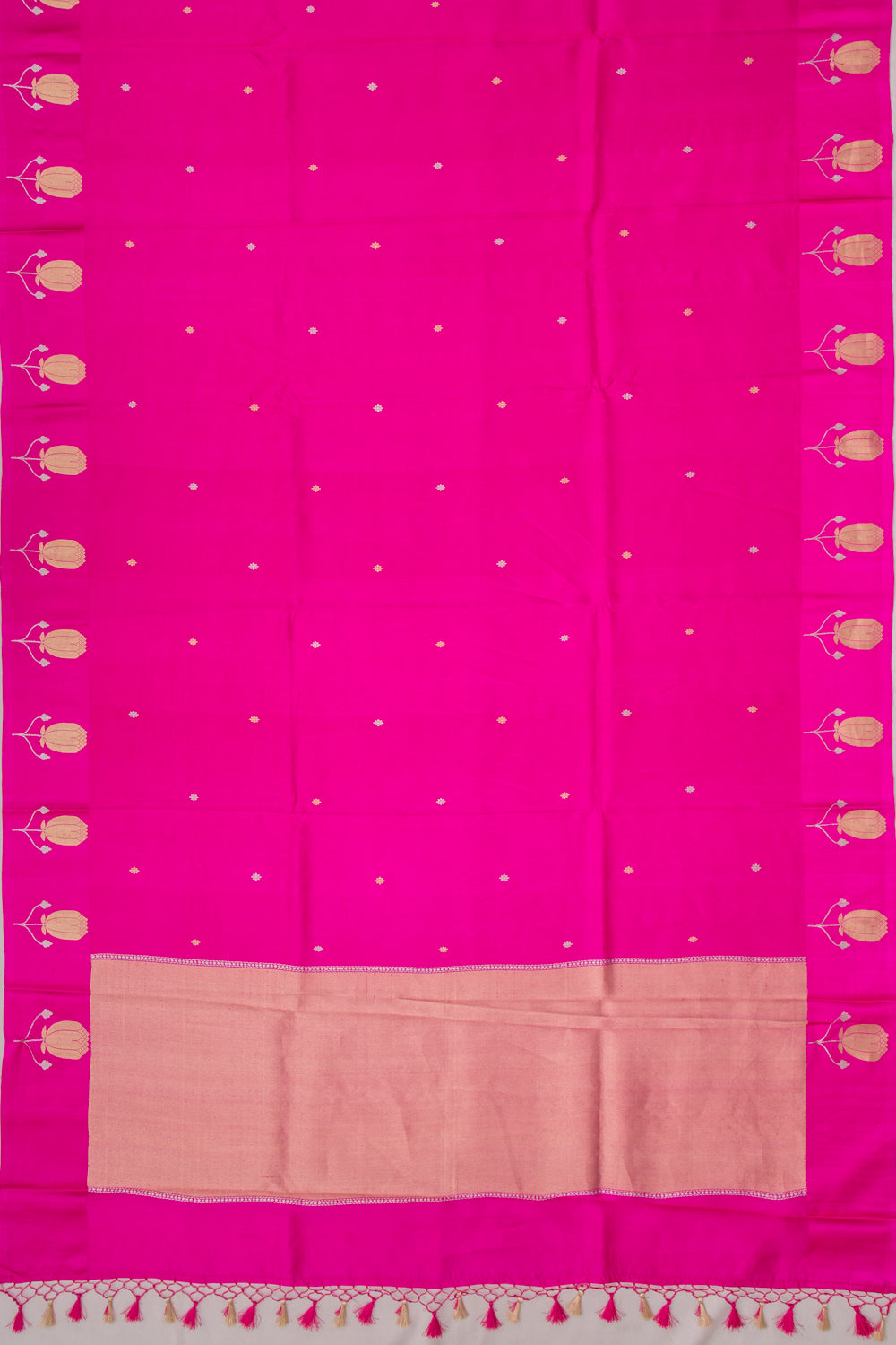Banarasi Katan Silk Butta Pink Saree