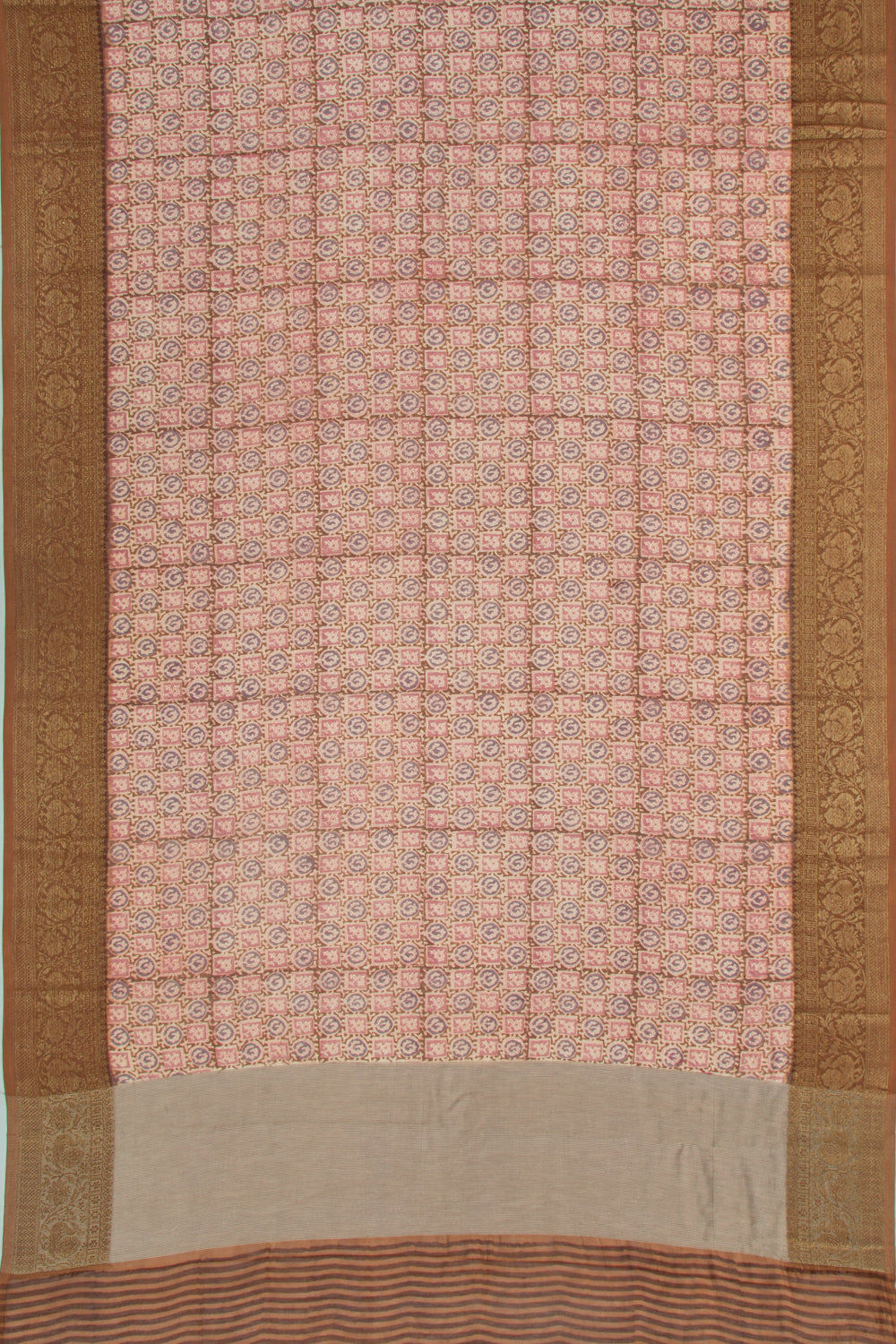 Chanderi Soft Silk Floral Printed Multicolour Saree