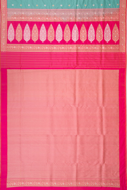 Banarasi Silk Kadwa Butta Sky Blue Saree