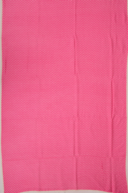 Tussar Printed Pink Saree
