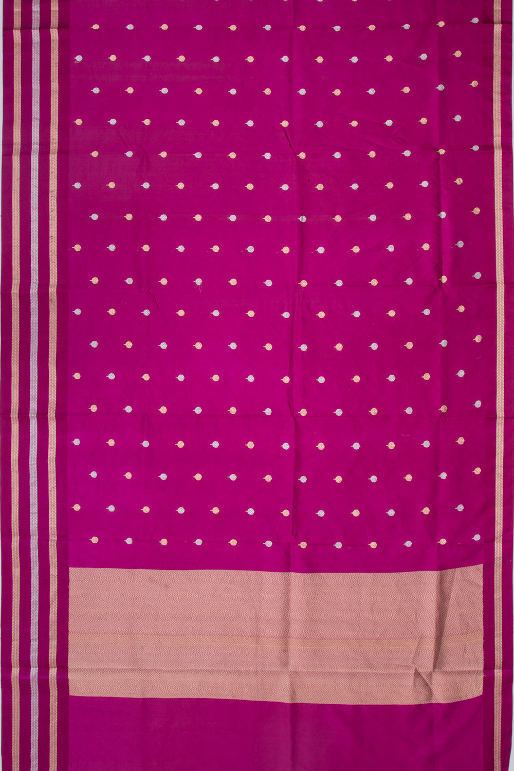 Banarasi Silk Katan Butta Purple Saree