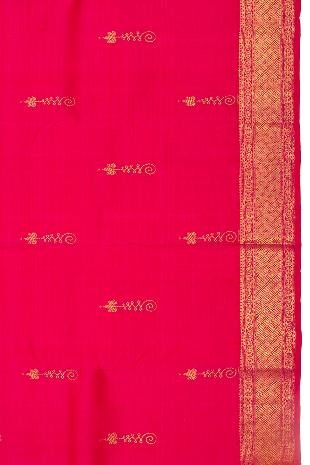 Kanchipuram Silk Butta Pink Saree