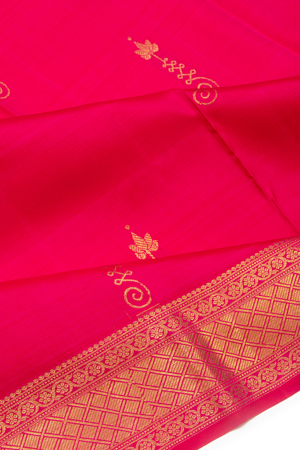 Kanchipuram Silk Butta Pink Saree