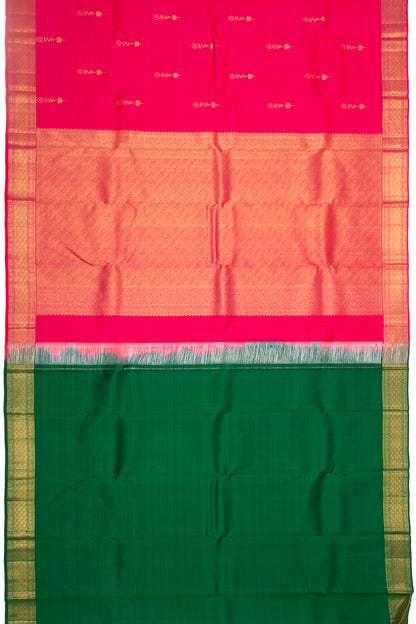 Kanchipuram Silk Butta Pink Saree