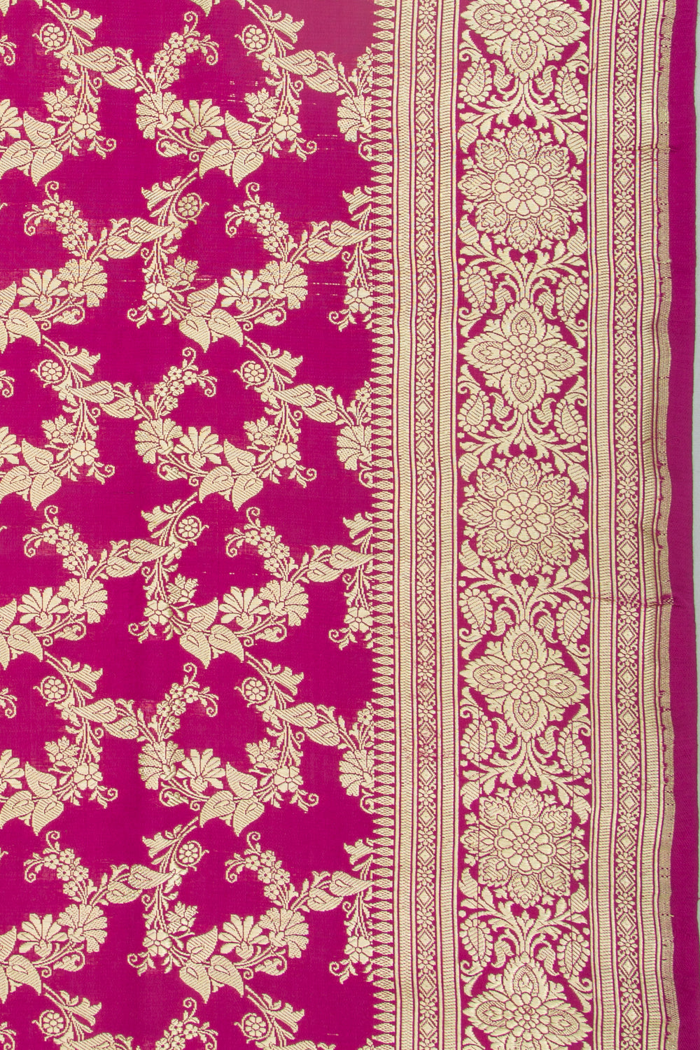 Banarasi Satin Silk Jaal Purple Saree