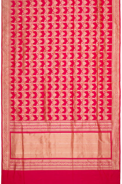 Banarasi Silk Kadwa Jaal Pink Saree