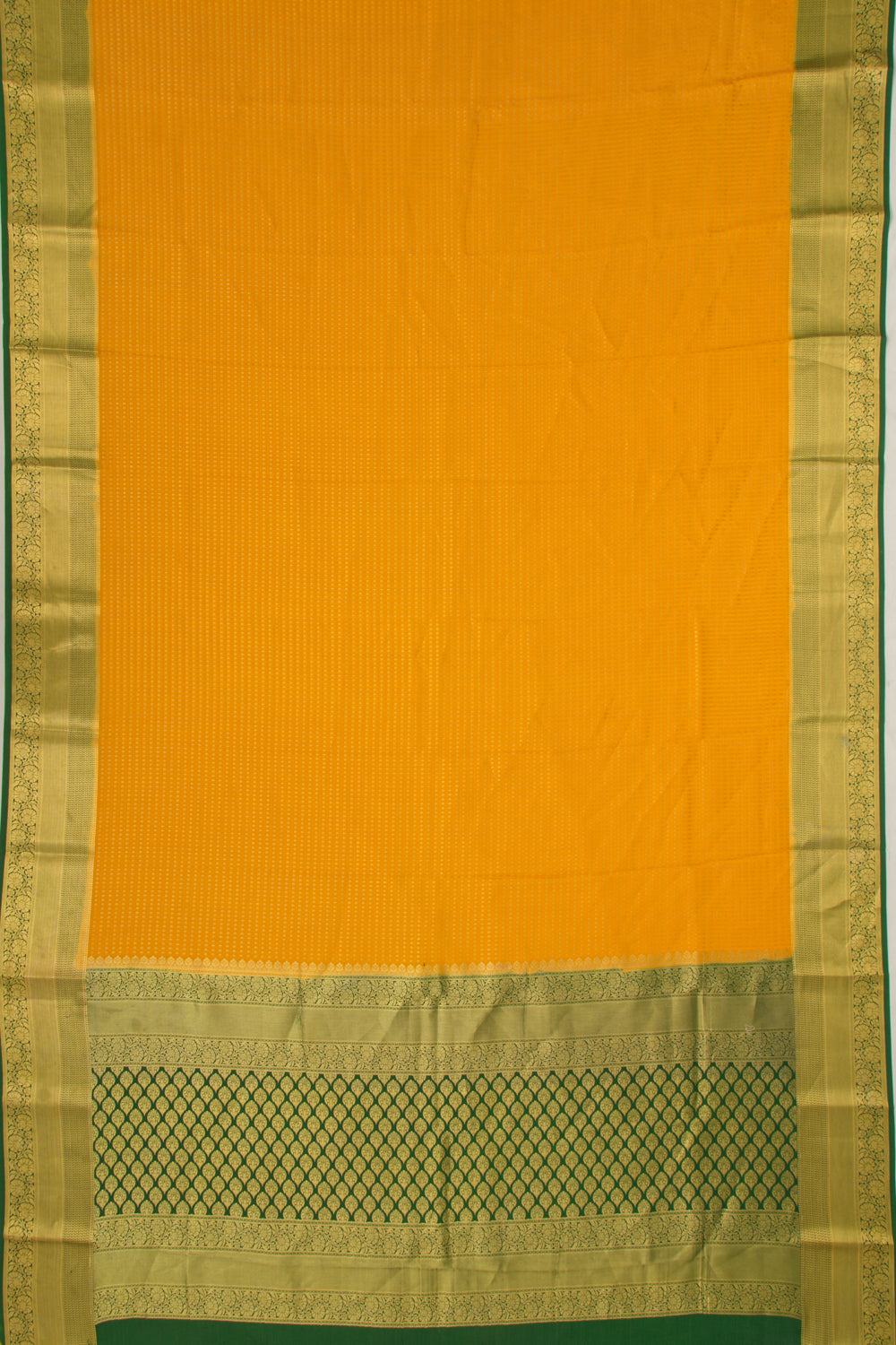 Binny Silk Jacquard And Butta Mustard Yellow Saree