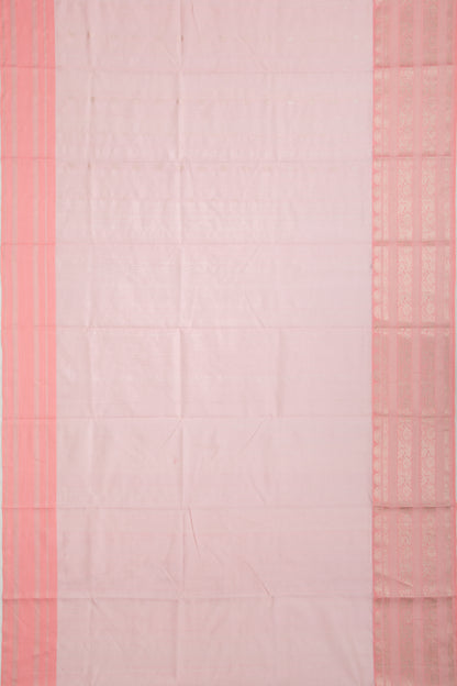 Chanderi Silk Butta Baby Pink Saree